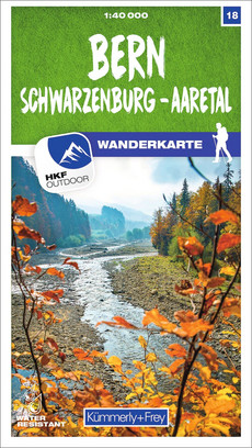 Schweiz, Bern, Nr. 18, Wanderkarte 1:40'000