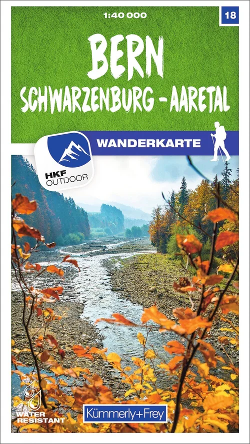 Schweiz, Bern, Nr. 18, Wanderkarte 1:40'000 Schweiz, Bern, Nr. 18, Wanderkarte 1:40'000
