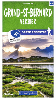 Schweiz, Grand-St-Bernard, Nr. 48, Wanderkarte 1:40'000
