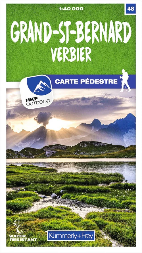 Schweiz, Grand-St-Bernard, Nr. 48, Wanderkarte 1:40'000 Schweiz, Grand-St-Bernard, Nr. 48, Wanderkarte 1:40'000