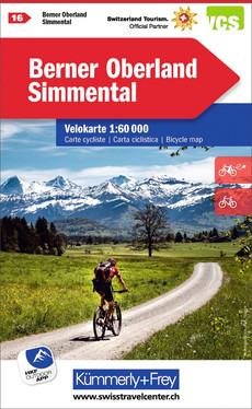 Schweiz, Berner Oberland, Nr. 16, Velokarte 1:60'000