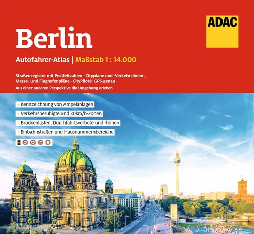 ADAC Autofahreratlas Berlin 1:14.000 ADAC Autofahreratlas Berlin 1:14.000