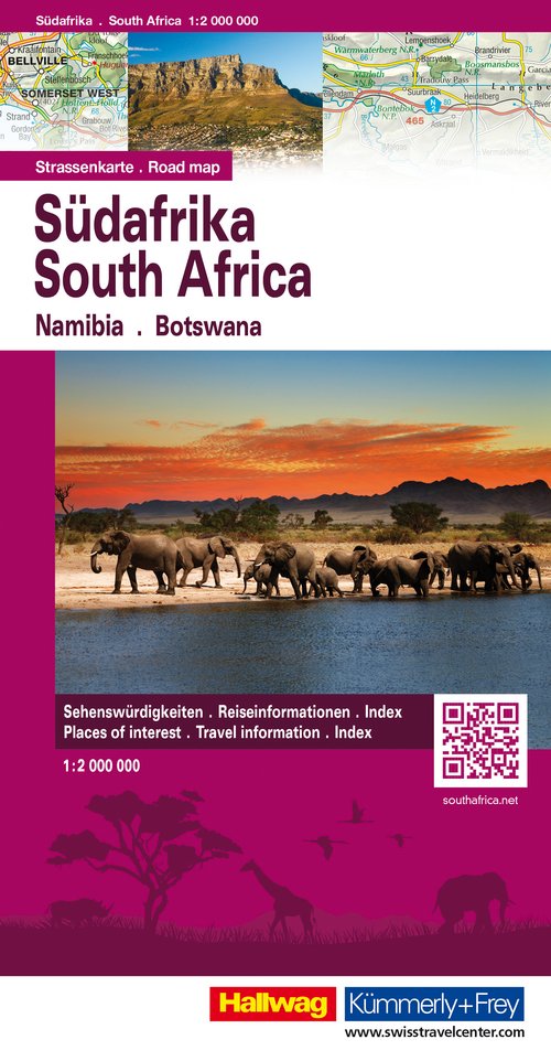 South Africa, Namibia - Botswana  1:2 Mio.