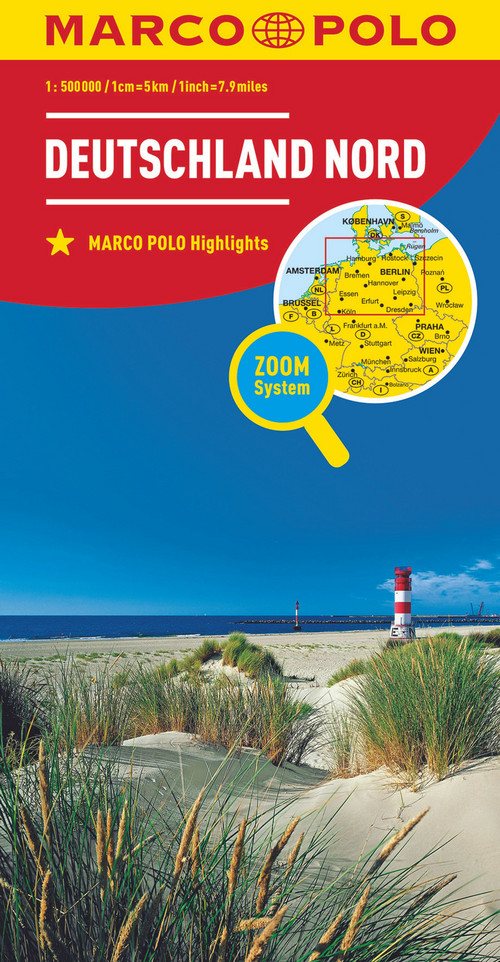 MARCO POLO Regionalkarte Deutschland Nord 1:500 000