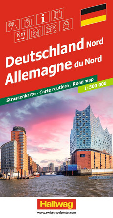 Allemagne du Nord, carte routière 1:500 000