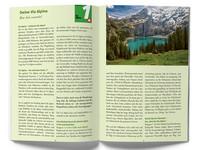 Switzerland, Hiking Guide Raus und Wandern Via Alpina