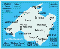 KOMPASS Wanderkarte 230 Mallorca 1:75.000