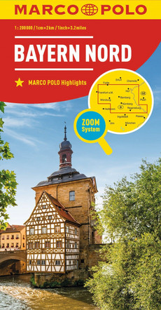 MARCO POLO Regionalkarte Deutschland 12 Bayern Nord 1:200.000