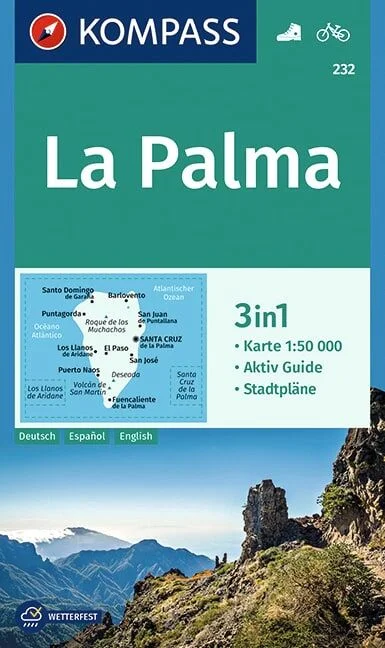 KOMPASS Wanderkarte 232 La Palma 1:50.000 KOMPASS Wanderkarte 232 La Palma 1:50.000