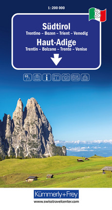 Italien, Südtirol, Nr. 03, Regionalstrassenkarte 1:200'000