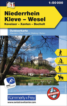 Germany, Lower Rhine, Kleve - Wesel, Nr. 61, Outdoor map 1:50'000