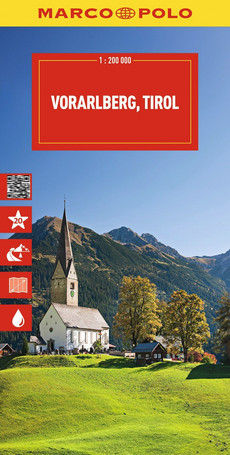 MARCO POLO Reisekarte Österreich 03 Vorarlberg, Tirol 1:200.000