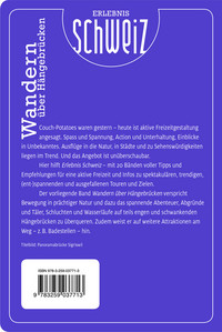 Switzerland, hiking over suspension bridges, hiking guide Erlebnis Schweiz, german edition Switzerland, hiking over suspension bridges, hiking guide Erlebnis Schweiz, german edition