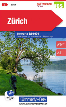 Schweiz, Zürich, Nr. 6, Velokarte 1:60'000