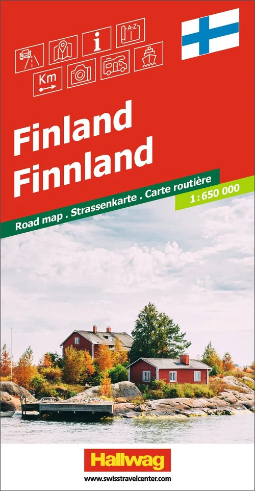 Finland, Road Map 1:650'000 Finland, Road Map 1:650'000