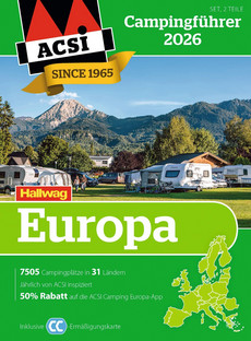 Europe 2026, Camping Guide  ACSI