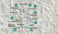 KOMPASS Wanderkarte 93 Bernina, Valmalenco, Sondrio 1:50.000
