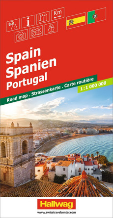 Spanien / Portugal Strassenkarte 1:1 Mio.