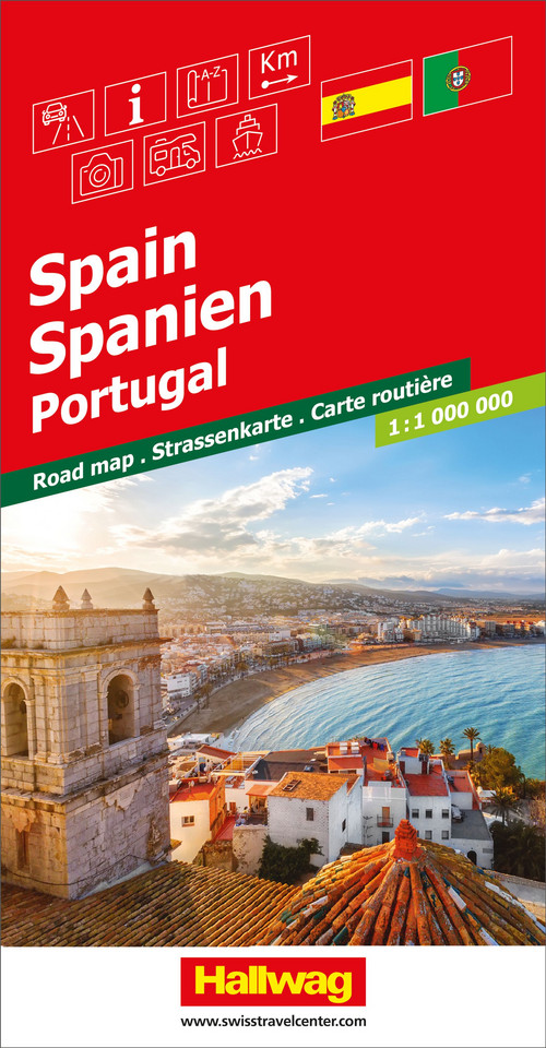 Spanien / Portugal Strassenkarte 1:1 Mio.