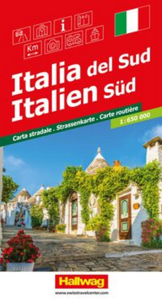Italien (Süd), Strassenkarte 1:650'000