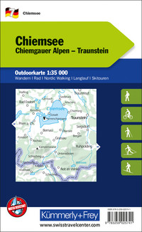 07 Chiemsee, Outdoorkarte Deutschland 1:35 000