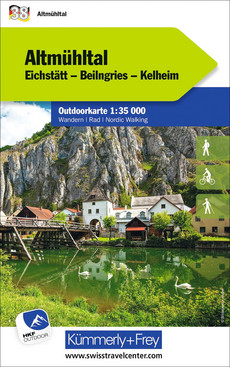 Deutschland, Altmühltal, Nr. 38, Outdoorkarte 1:35'000