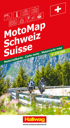Schweiz MotoMap 1:275 000