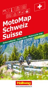 Switzerand MotoMap 1:275 000