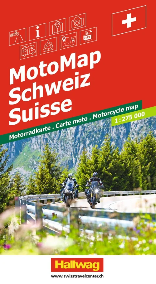 Suisse MotoMap 1:275 000 Suisse MotoMap 1:275 000