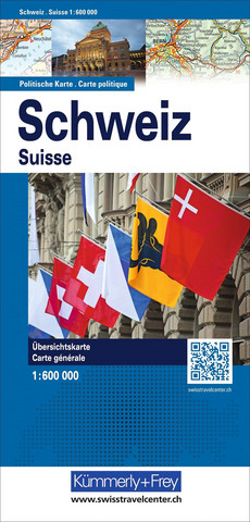 Suisse, carte politique 1:600'000
