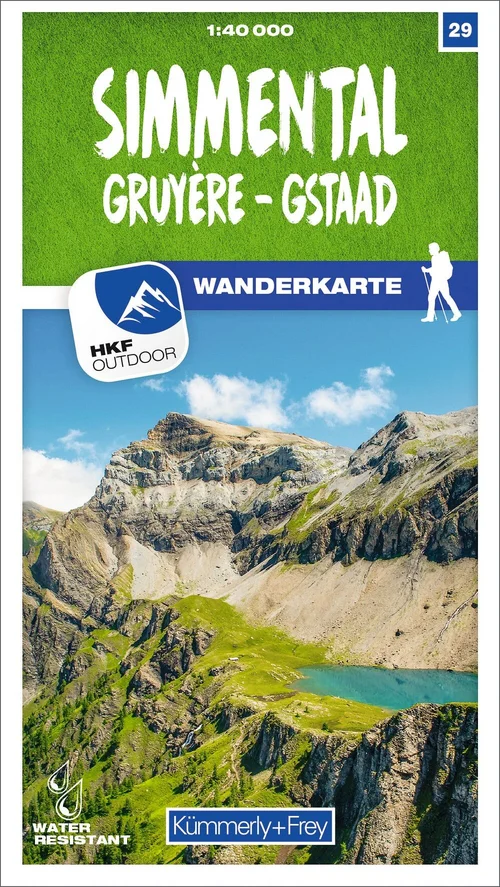 Schweiz, Simmental, Gruyère, Gstaad; Nr. 29, Wanderkarte 1:40'000 Schweiz, Simmental, Gruyère, Gstaad; Nr. 29, Wanderkarte 1:40'000
