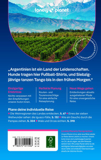 LONELY PLANET Reiseführer Argentinien