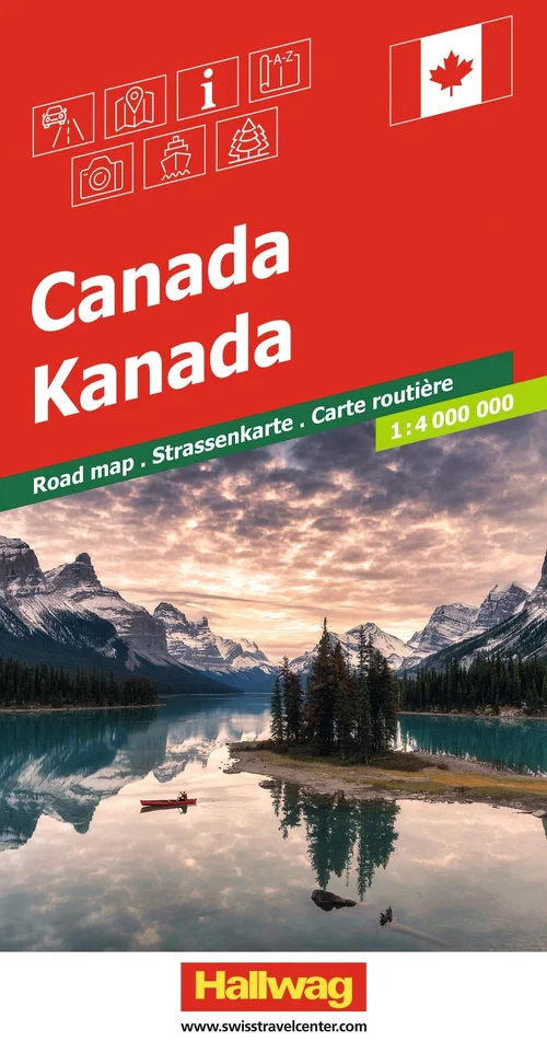 Canada, Carte routière 1:4Mio. Canada, Carte routière 1:4Mio.