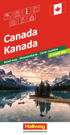 Canada, Carte routière 1:4Mio.