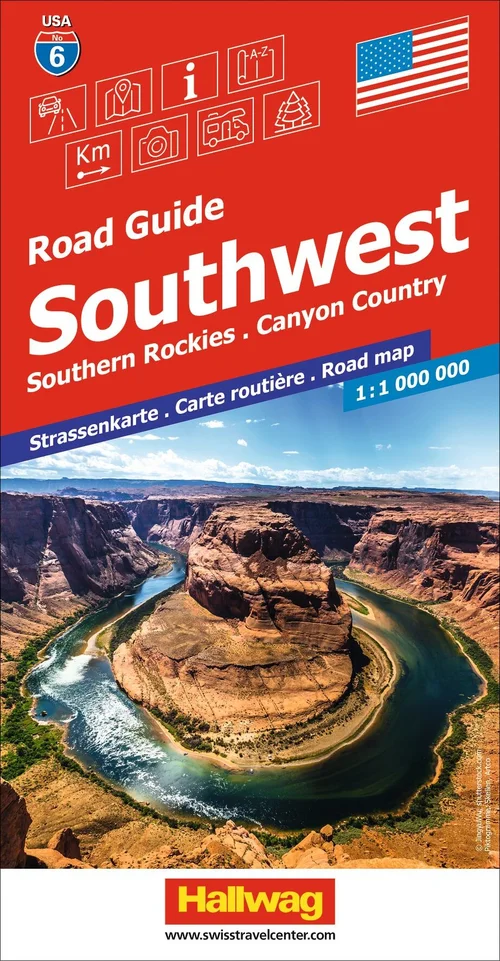 USA (Southwest), Southern Rockies - Canyon Country, Nr. 6, Strassenkarte 1:1Mio USA (Southwest), Southern Rockies - Canyon Country, Nr. 6, Strassenkarte 1:1Mio