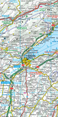 Schweiz Neue Reisekarte Strassenkarte 1:200 000