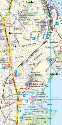 Stadtplan Thun