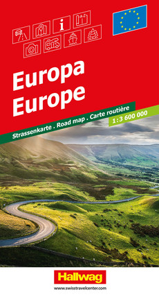 Europe, road map 1:3,6 Mio.