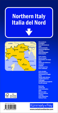 Italien (Nord), Strassenkarte 1:650'000 Italien (Nord), Strassenkarte 1:650'000