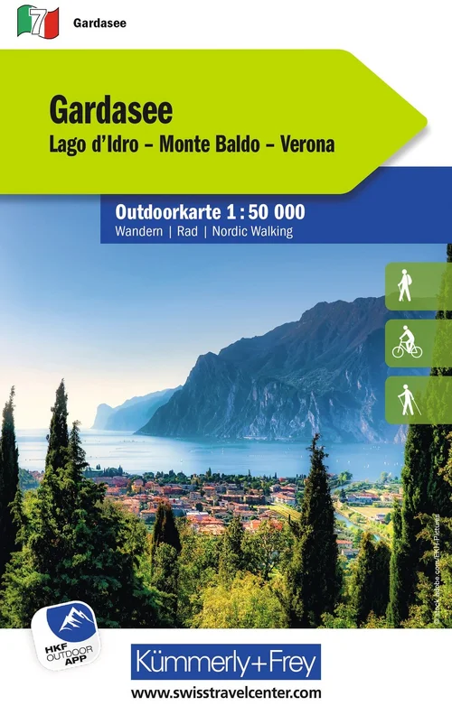 Italien, Gardasee, Nr. 7, Outdoorkarte 1:50'000 Italien, Gardasee, Nr. 7, Outdoorkarte 1:50'000