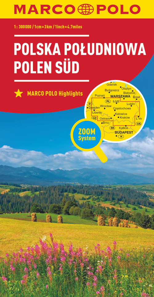 MARCO POLO Karte Polen Süd 1:300 000