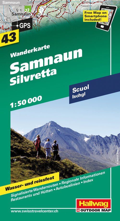 43 Samnaun - Silvretta / incl. Free Map on Smartphone