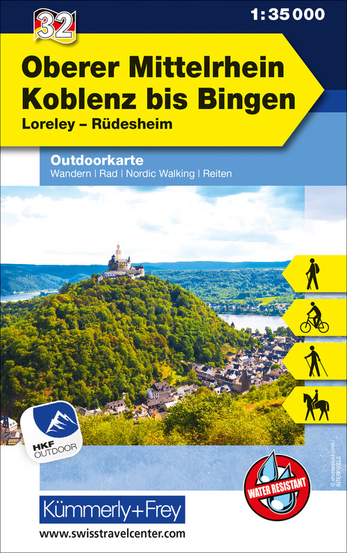 32 Oberer Mittelrhein von Koblenz - Bingen, Loreley, Rüdesheim