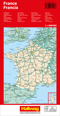 Frankreich, Strassenkarte 1:1 Mio.