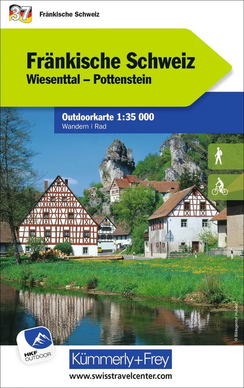 Germany, Franconian Switzerland, Nr. 37, Outdoor map 1:35'000 Germany, Franconian Switzerland, Nr. 37, Outdoor map 1:35'000