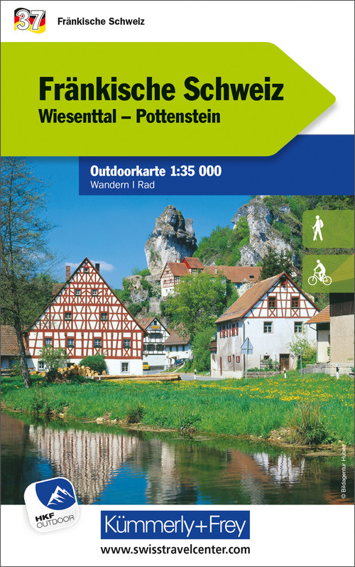 37 Fränkische Schweiz, Outdoorkarte Deutschland 1:35 000