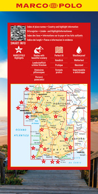 MARCO POLO Reisekarte Algarve, Portugal Süd 1:200.000