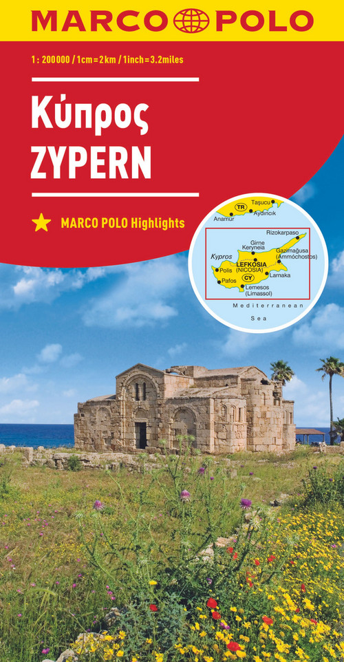 MARCO POLO Regionalkarte Zypern 1:200.000