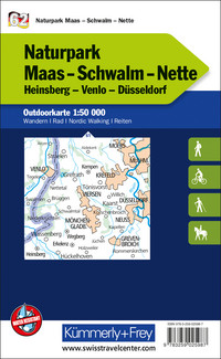Germany, Nature Park, Maas - Schwalm - Nette, Nr. 62, Outdoor map 1:50'000 Germany, Nature Park, Maas - Schwalm - Nette, Nr. 62, Outdoor map 1:50'000