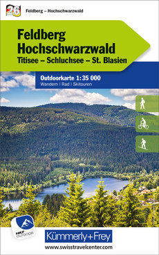 Deutschland, Feldberg - Hochschwarzwald, Nr. 26, Outdoorkarte 1:35'000